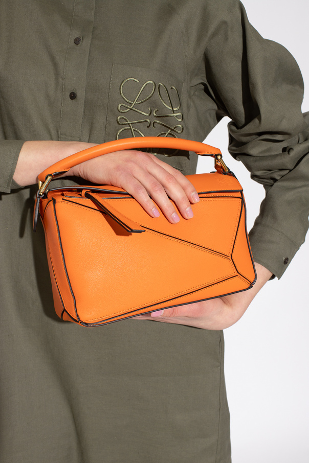 Loewe orange puzzle bag sale